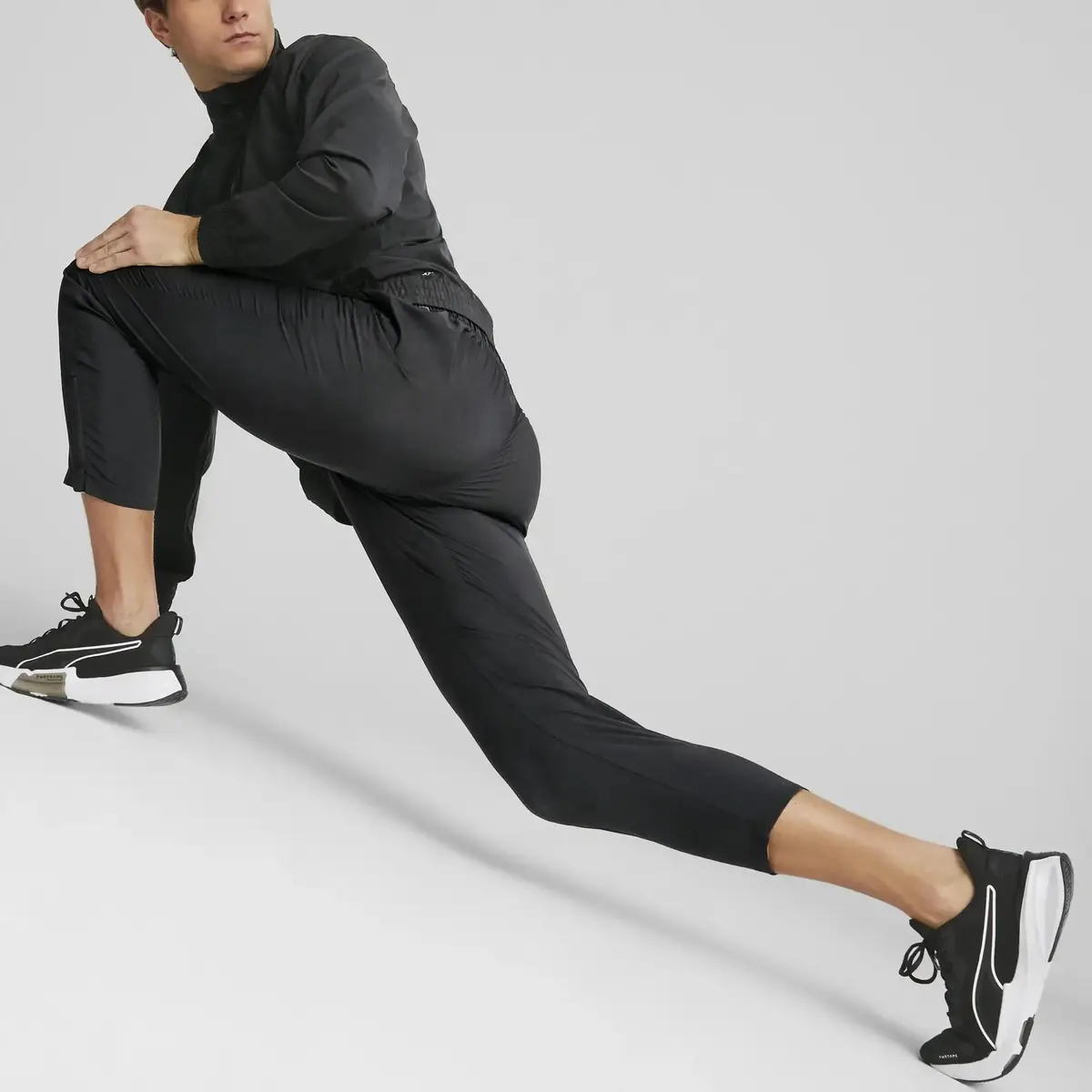 Puma Fit Woven Jogger Siyah Erkek/Unisex Spor / Performans Eşofman Altı