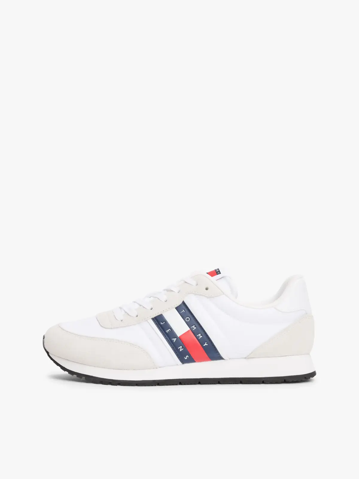 Tommy Hilfiger (NEW) TJM RUNNER CAS, YBR Beyaz Erkek Spor Ayakkabı & Sneaker