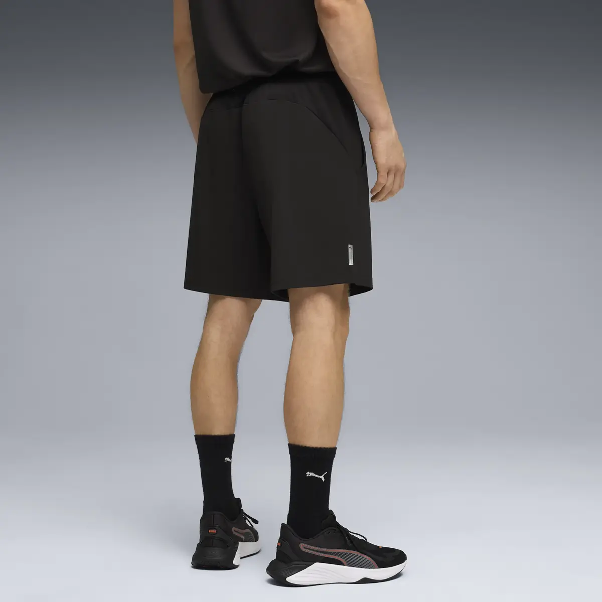 Puma M PWRTRAIN FABRIC MIX SHORT Siyah Erkek Şort