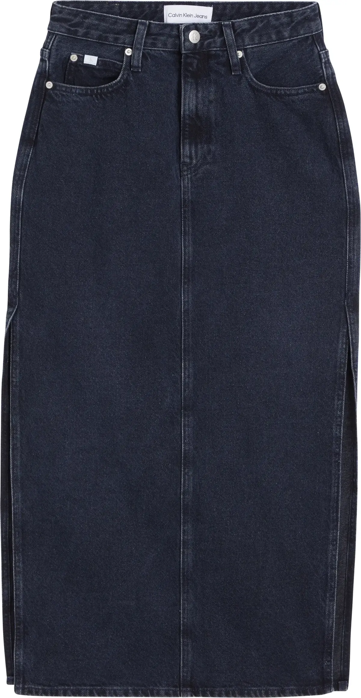 Calvin Klein MAXI SKIRT Kadın Siyah Etek