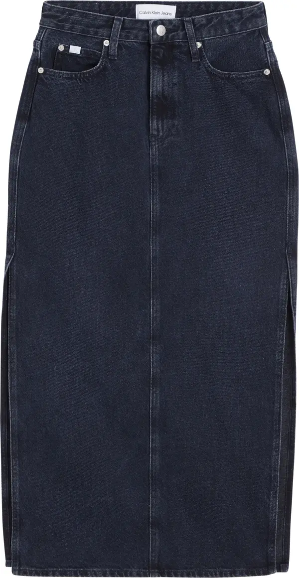 Calvin Klein MAXI SKIRT Kadın Siyah Etek Calvin Klein MAXI SKIRT Kadın Siyah Etek