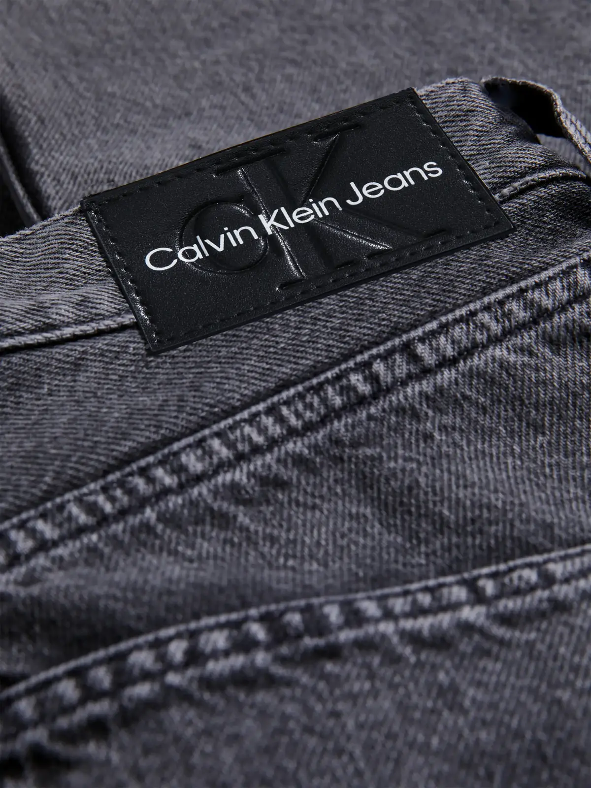 Calvin Klein HR STRAIGHT Kadın Antrasit Kot Pantolon