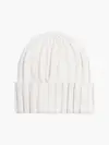 Calvin Klein MONOGRAM RIB BEANIE Erkek Krem Bere