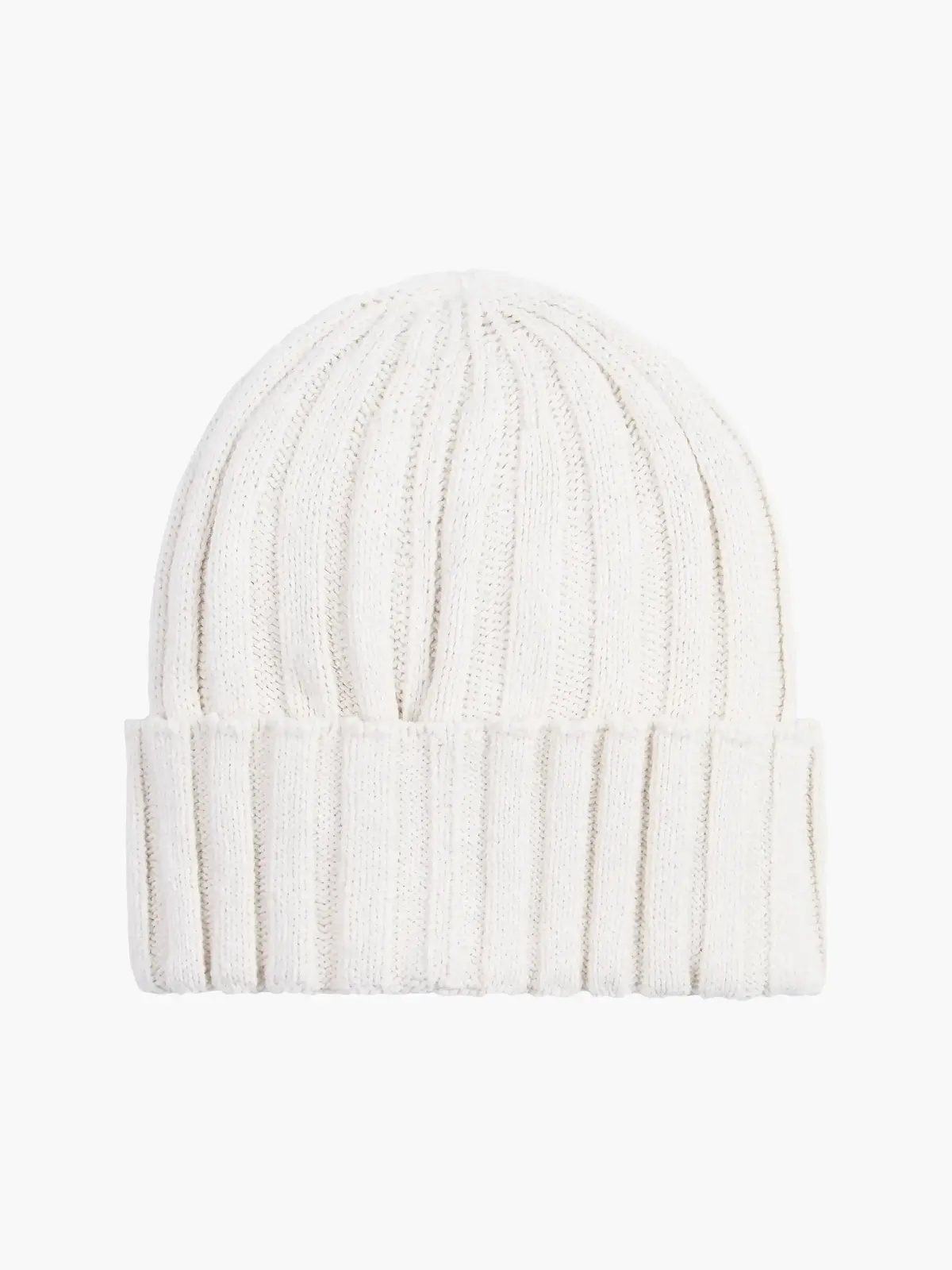 Calvin Klein MONOGRAM RIB BEANIE Erkek Krem Bere