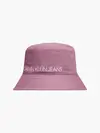 Calvin Klein LOGO BUCKET HAT Erkek Pembe Şapka