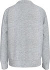 Calvin Klein CK MONOGRAM TERRY CN Erkek Gri Sweatshirt