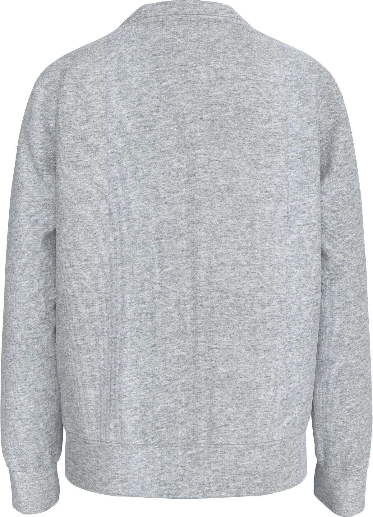 Calvin Klein CK MONOGRAM TERRY CN Erkek Gri Sweatshirt