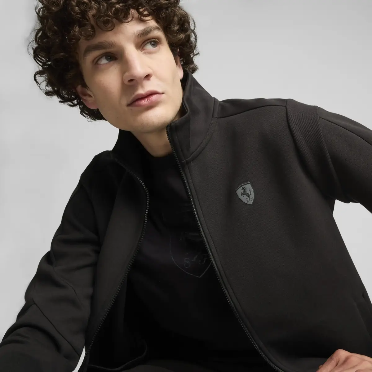 Puma Ferrari Style MT7 Jacket Siyah Erkek Sweatshirt