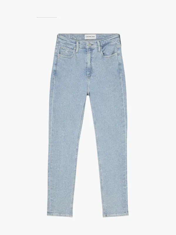 Calvin Klein HIGH RISE SKINNY ANK Kadın Mavi Kot Pantolon