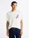 Tommy Hilfiger TJM RLX NOVELTY 2 GM, YBL Beyaz Erkek T-Shirt & Polo