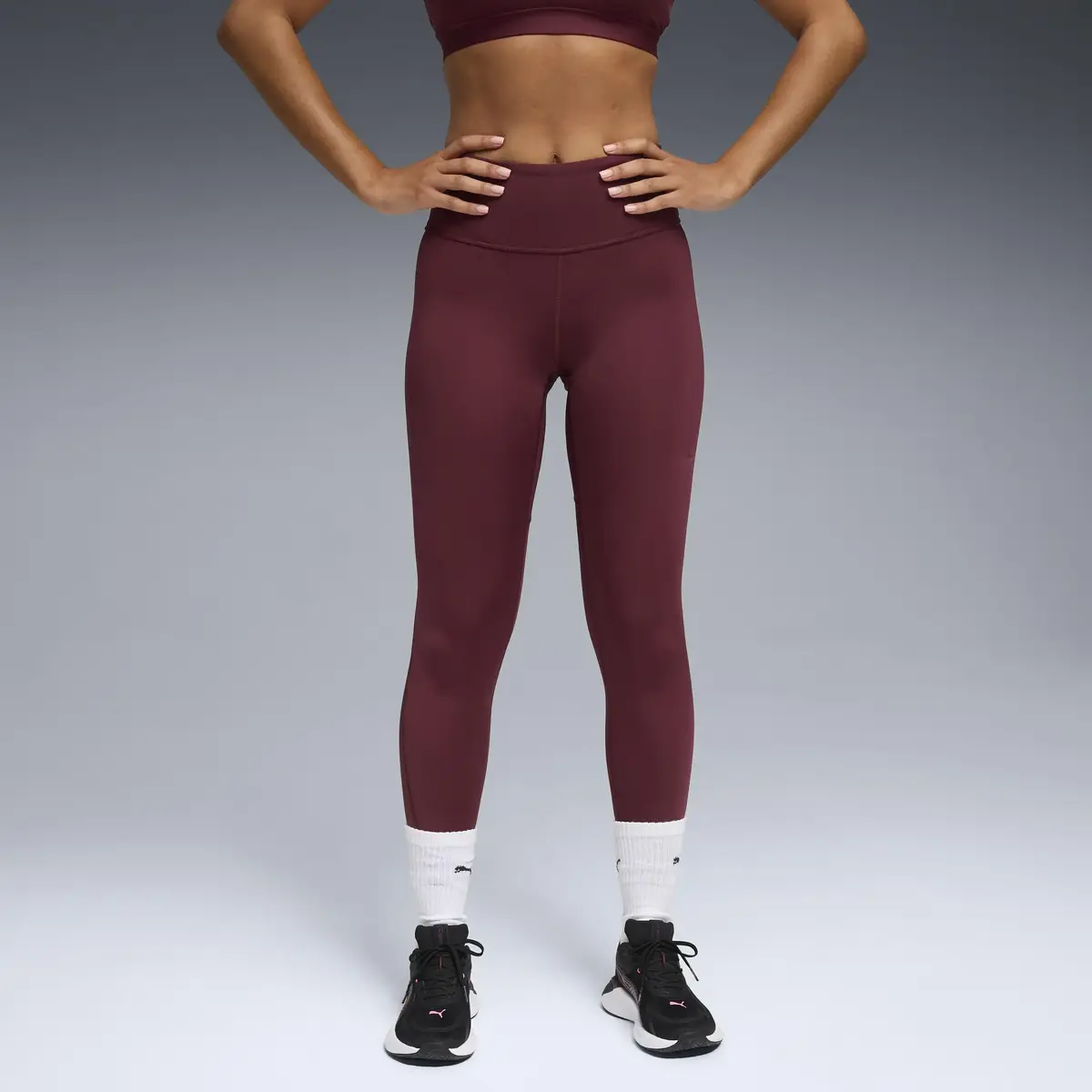 Puma W PUMA SHAPE TIGHT - HW 7/8 Kırmızı Kadın Tayt