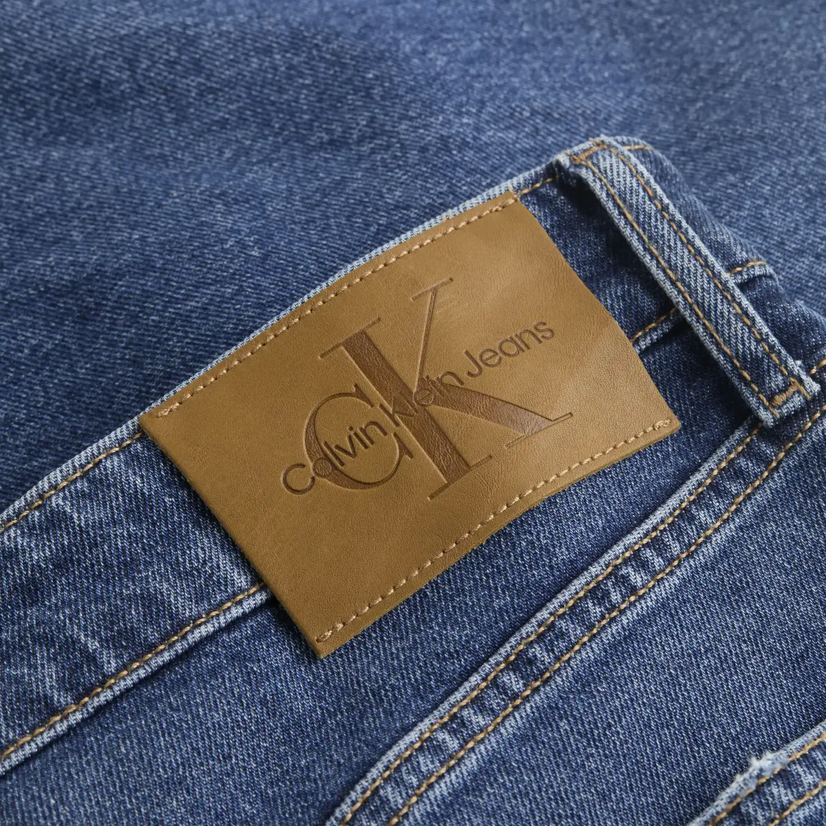 Calvin Klein SLIM TAPER, 1A4 Mavi Erkek Jean Pantolon