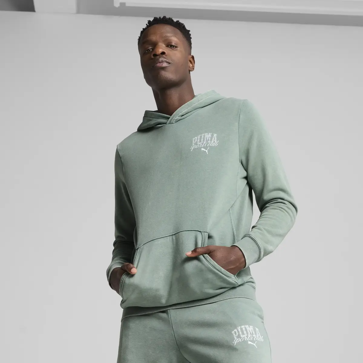 Puma CLASS Hoodie Yeşil Erkek Hoodie