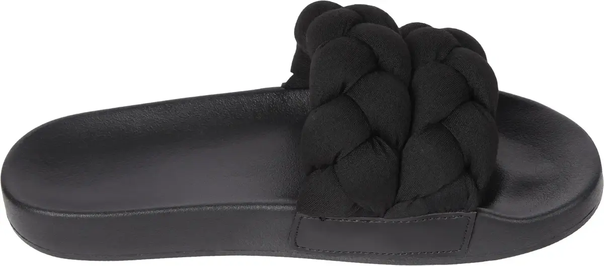 Tommy Hilfiger TJW BRAIDED SLIDE, BDS Siyah Kadın Terlik