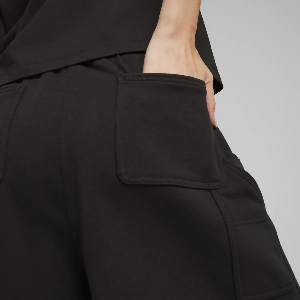 Puma DOWNTOWN High Waist Shorts Siyah Kadın Şort