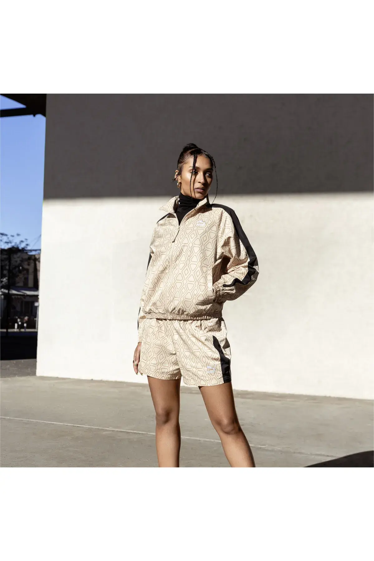Puma T7 Women Shorts Bej Kadın Şort