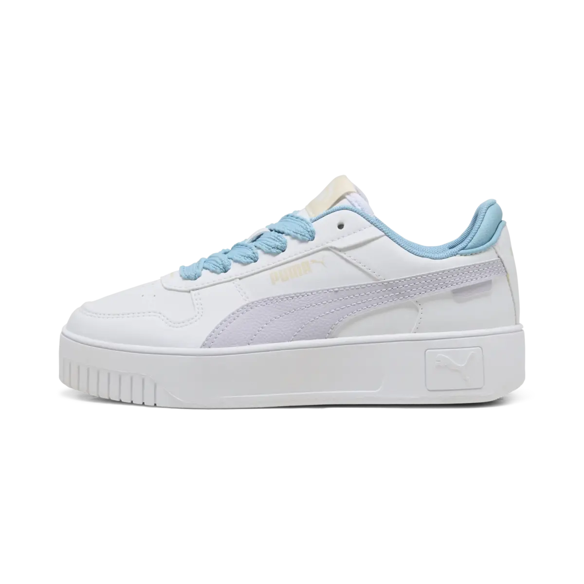 Puma Carina Street Lacey 2.0 Jr Beyaz Kadın Spor Ayakkabı