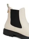 Tommy Hilfiger TH LEATHER CLEATED C, ACI Krem Kadın Bot