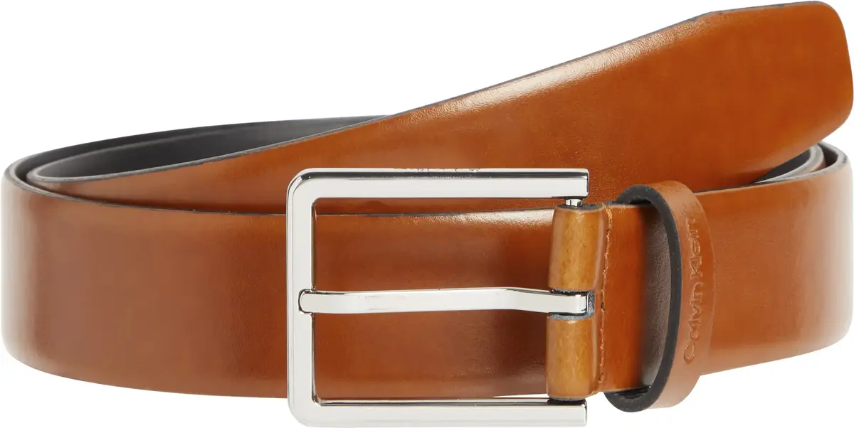 Calvin Klein 3.5CM BOMBED BELT Erkek Kahverengi Kemer