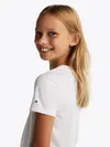 Tommy Hilfiger VARSITY REGULAR TEE, YBR Beyaz Çocuk T-Shirt & Polo
