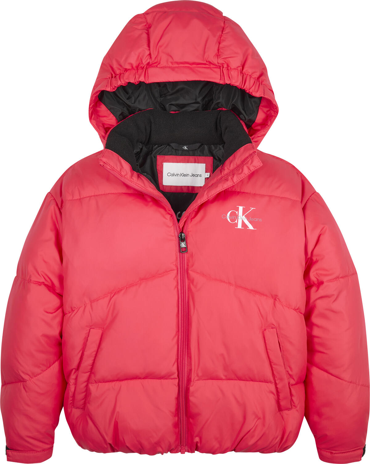 Calvin Klein CK SHORT PUFFER JACK Kadın Pembe Şişme Mont