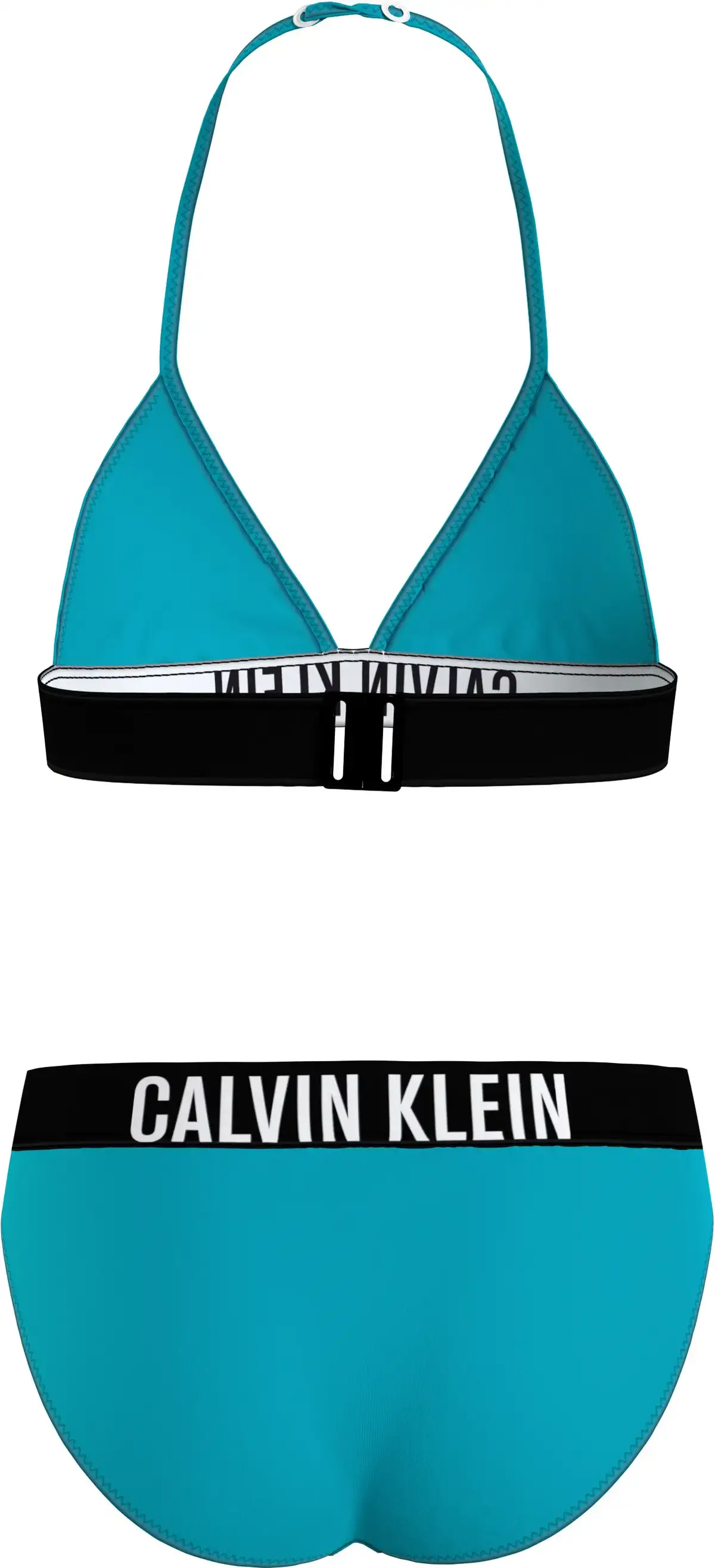Calvin Klein TRIANGLE BIKINI SET Kadın Mavi Bikini Takımı