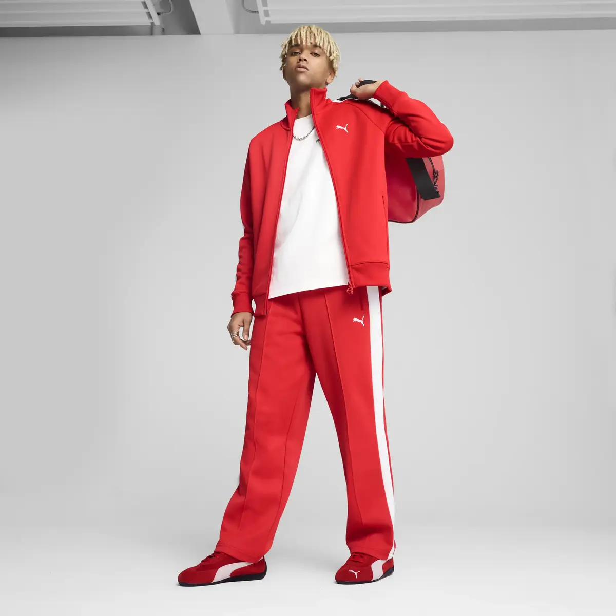 PUMA T7 ALWAYS ON Track Pants Kırmızı Erkek Eşofman Altı