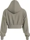 Calvin Klein MINERAL DYE MONOLOG Kadın Kahverengi Hoodie