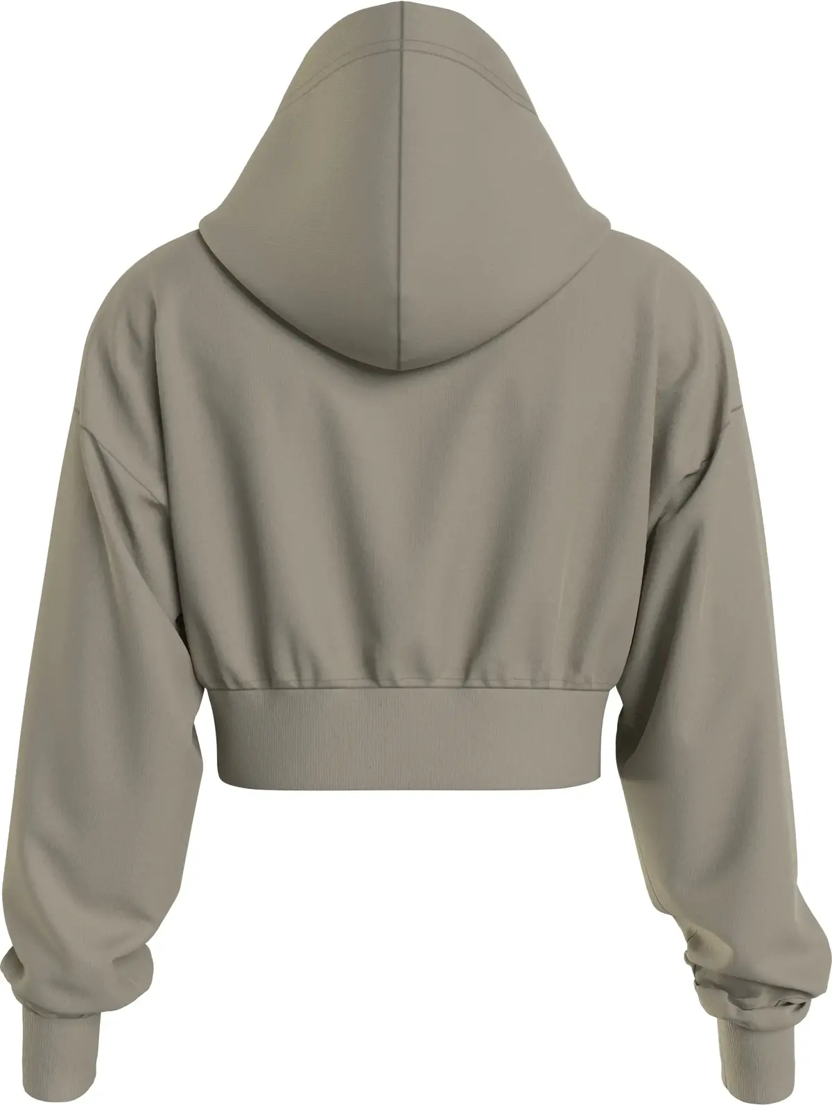 Calvin Klein MINERAL DYE MONOLOG Kadın Kahverengi Hoodie