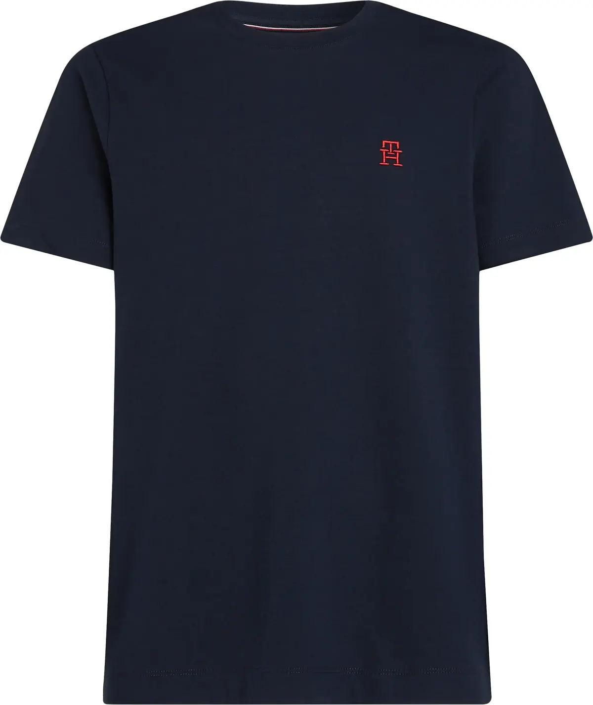 Tommy Hilfiger MONOGRAM IMD TEE, DW5 Siyah Erkek T-Shirt & Polo