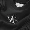 Calvin Klein MONOGRAM RIB SWEATER Kadın Siyah Kazak