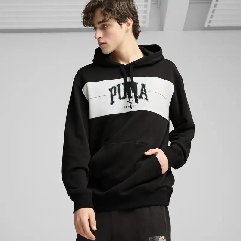 Puma SQUAD Hoodie Siyah Erkek Sweatshirt