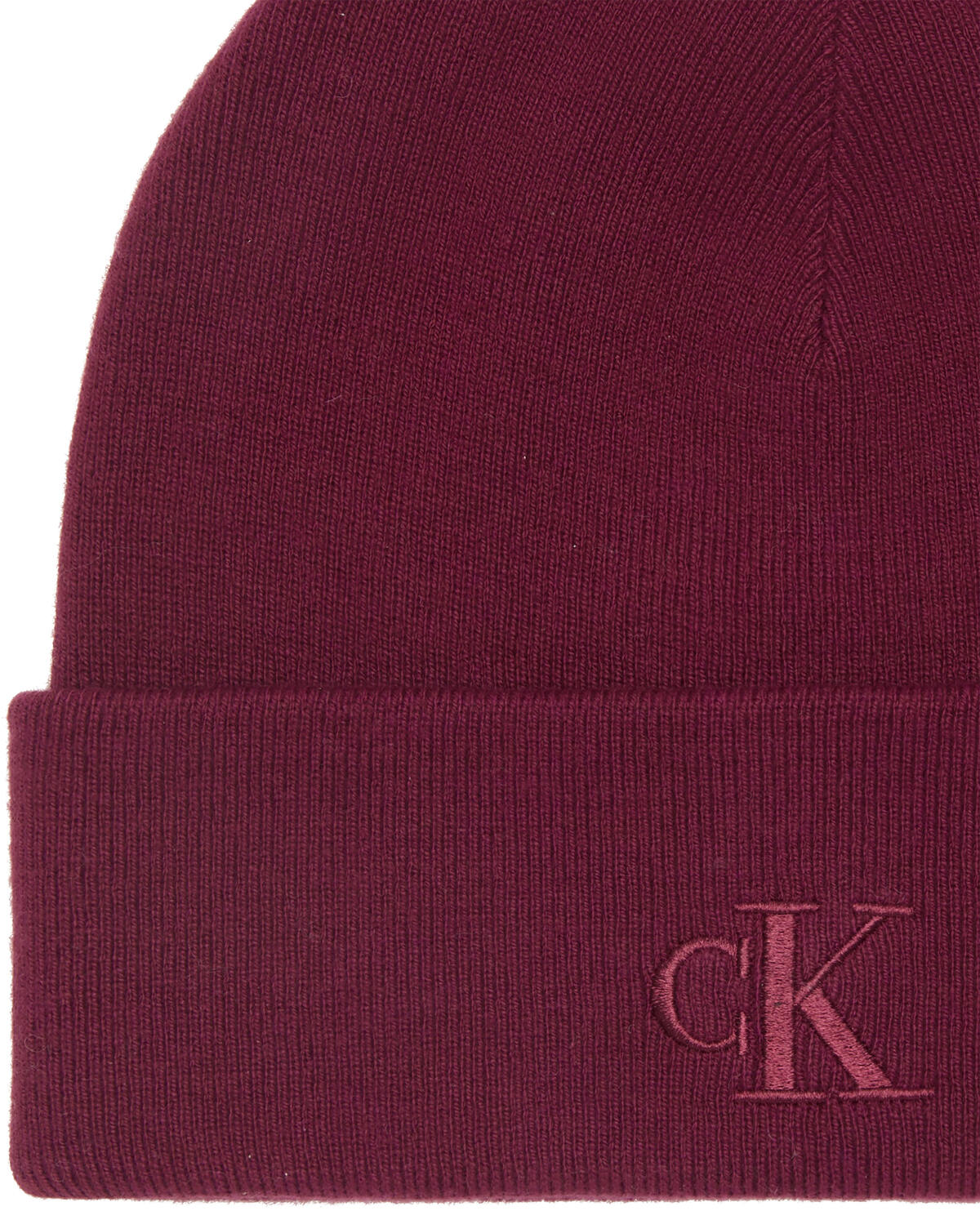 Calvin Klein CK FINE RIB BEANIE Kırmızı Erkek Şapka & Bere
