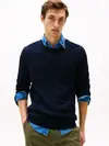 Tommy Hilfiger DC SEERSUCKER TEXTUR Erkek Siyah Kazak