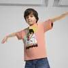 Puma X PLAYMOBIL Graphic Tee Pembe Erkek T-Shirt & Polo