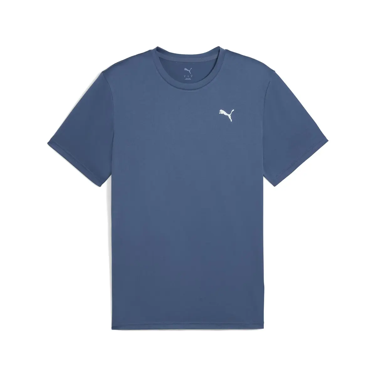 Puma M TAD ESS SOLID CAT TEE LC Mavi Erkek T-Shirt