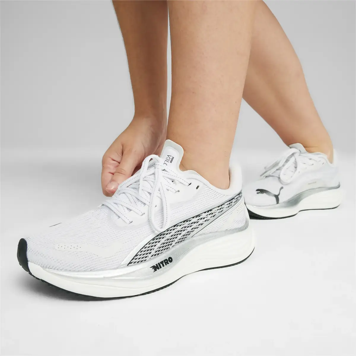 Puma Velocity Nitro 3 Wns Beyaz Kadın Yürüyüş ve Koşu Ayakkabısı