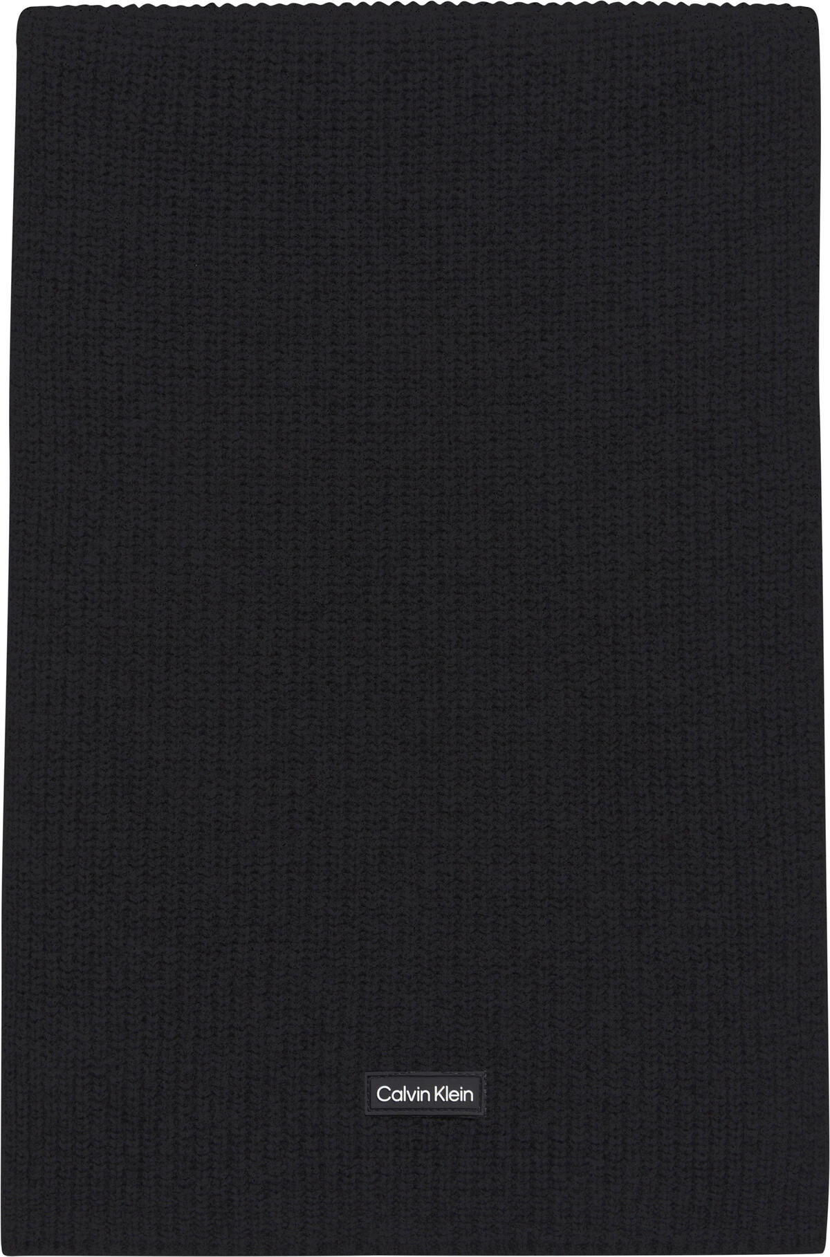 Calvin Klein DADDY WOOL KNIT SCAR Erkek Siyah Atkı