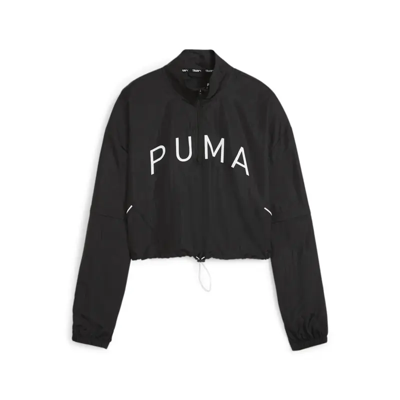 Puma FIT MOVE WOVEN JACKET Siyah Kadın Sweatshirt