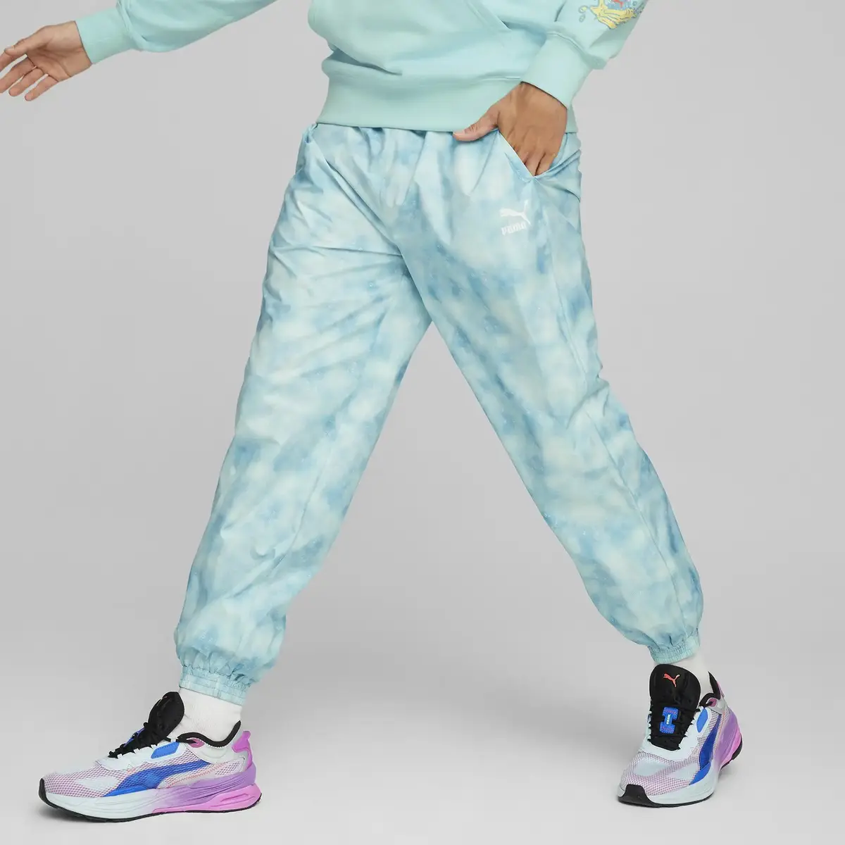 Puma Summer Squeeze Track Pants Mavi Erkek Eşofman Altı
