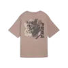 PUMA W Puma Cat Graphic Tee Bej Kadın T-Shirt & Polo