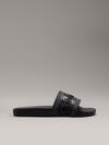 Calvin Klein SLIDE TPU SAFFIANO Kadın Siyah Terlik