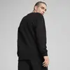 PUMA ESS ELEVATED Crew TR Siyah Erkek Sweatshirt