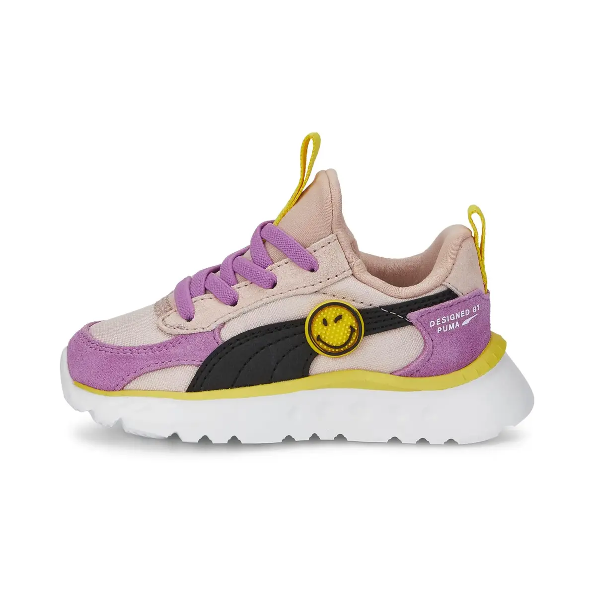 Puma Wr Flex Slip On Smıleyworld Inf Rose Quartz Çocuk Çocuk Günlük Spor Ayakkabı
