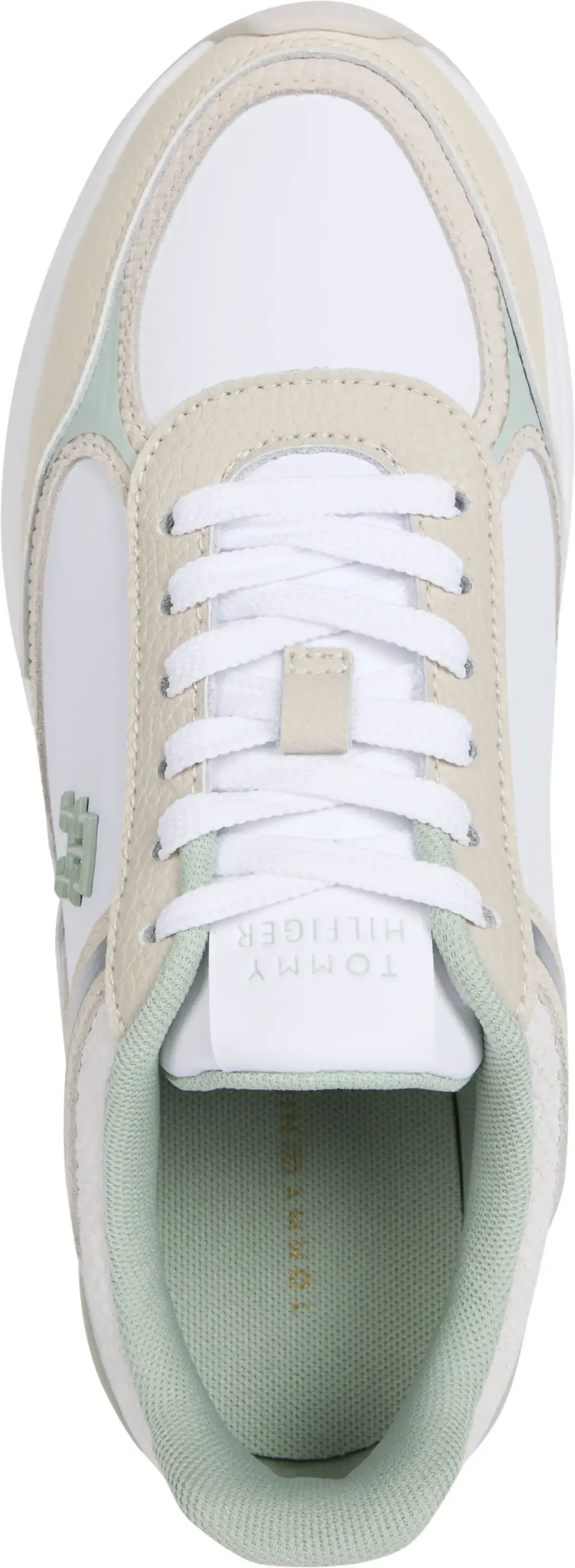 Tommy Hilfiger CASUAL FASHION RUNNE, 0LB Krem Kadın Spor Ayakkabı & Sneaker