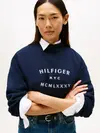 Tommy Hilfiger COMPACT KNIT GRAPHIC, C1G Lacivert Kadın Kazak