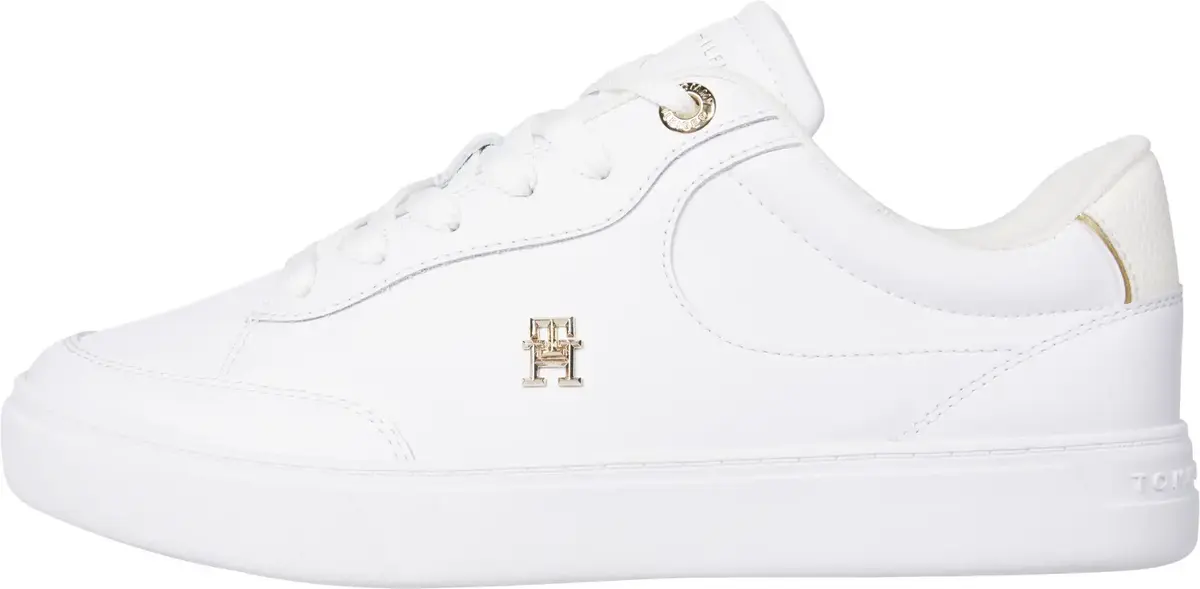 Tommy Hilfiger ESSENTIAL CHIC COURT, YBS Beyaz Kadın Spor Ayakkabı & Sneaker