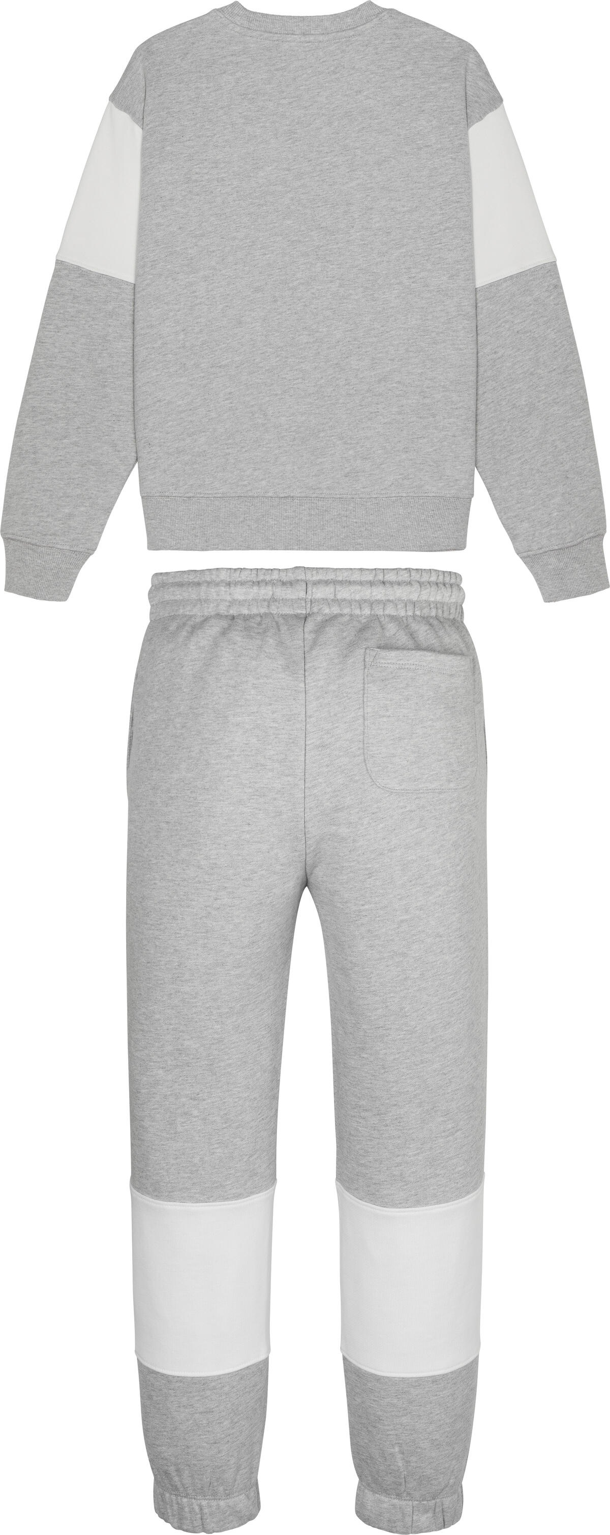 Calvin Klein COLOR BLOCK HWK SET Erkek Gri Eşofman Takımı