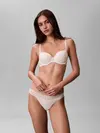 Calvin Klein LIGHTLY LINED BALCON Krem Balenli Sütyen