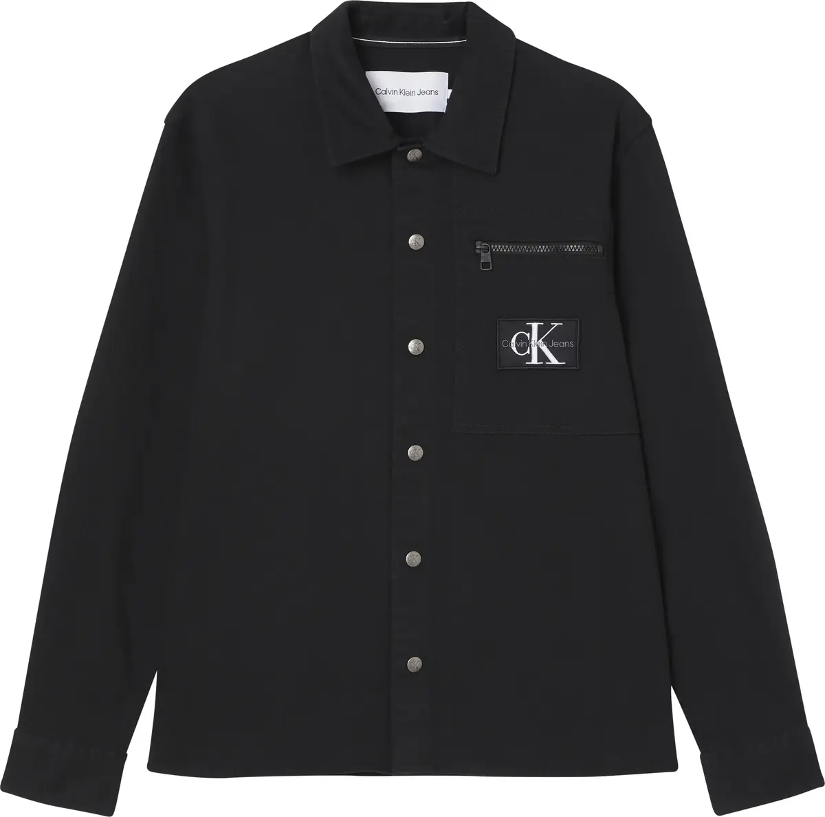 Calvin Klein MODERN UTILITY OVERS Erkek Siyah Gömlek